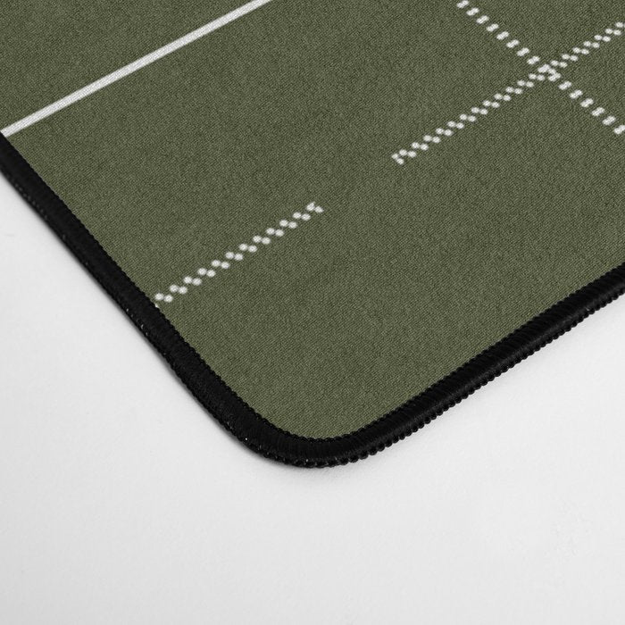 | + | + | Olive Green Desk Mat Gallery Image 4