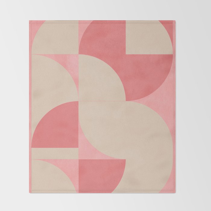 Modern geometric shapes 57 Throw Blanket Gallery Image 2