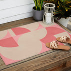 Modern geometric shapes 57 Outdoor Rug Gallery Image 2