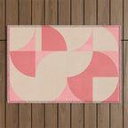Modern geometric shapes 57 Outdoor Rug Gallery Image 1