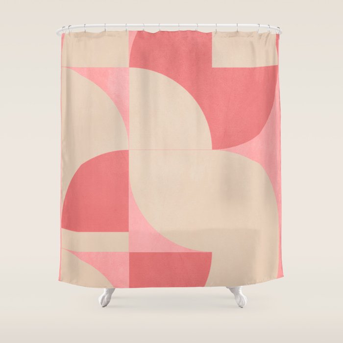 Modern geometric shapes 57 Shower Curtain Gallery Image 1