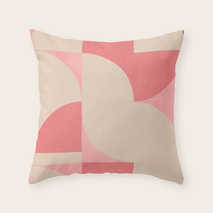 Modern geometric shapes 57 Throw Pillow Gallery Image 6