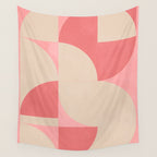 Modern geometric shapes 57 Wall Tapestry Gallery Image 4