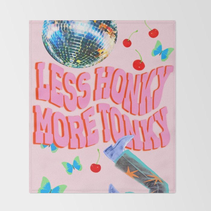 Less Honky, More Tonky! Throw Blanket Gallery Image 2