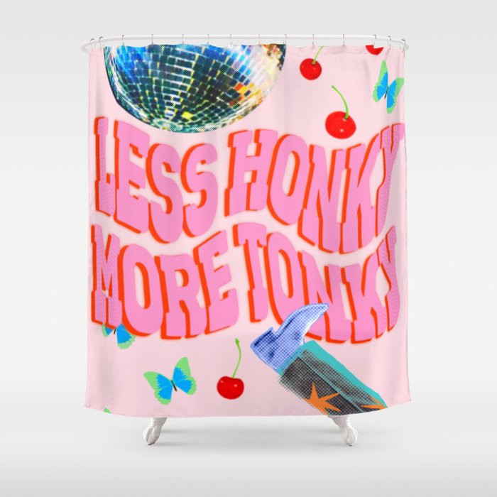 Less Honky, More Tonky! Shower Curtain Gallery Image 1