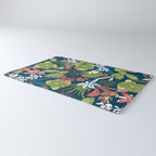 Succulent Garden Navy Rug Gallery Image 3