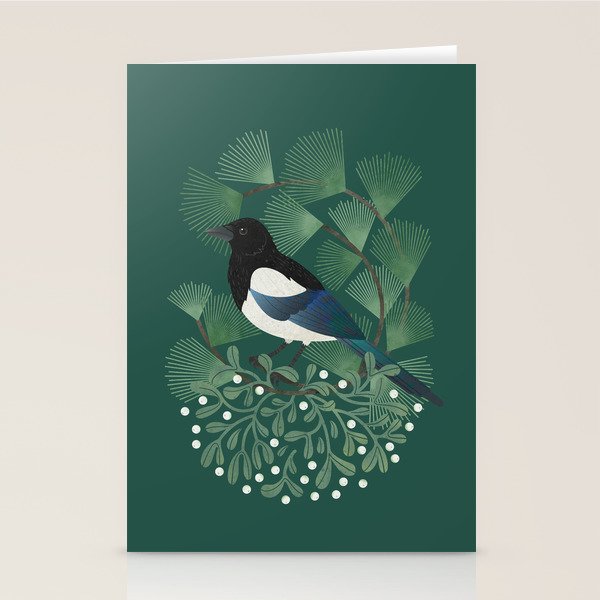 Magpie & Mistletoe Stationery Card Gallery Image 2