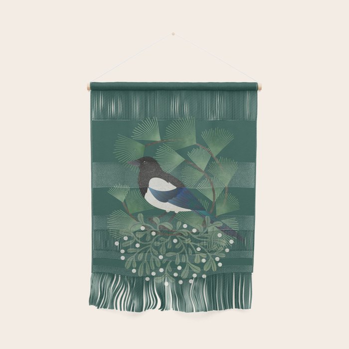 Magpie & Mistletoe Wall Hanging Gallery Image 1
