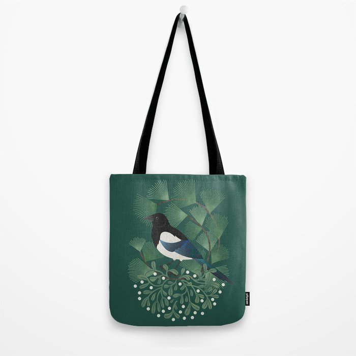 Magpie & Mistletoe Tote Bag Gallery Image 2