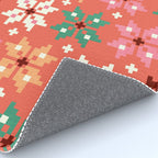 Winter Quilt Pattern no2 Rug Gallery Image 4