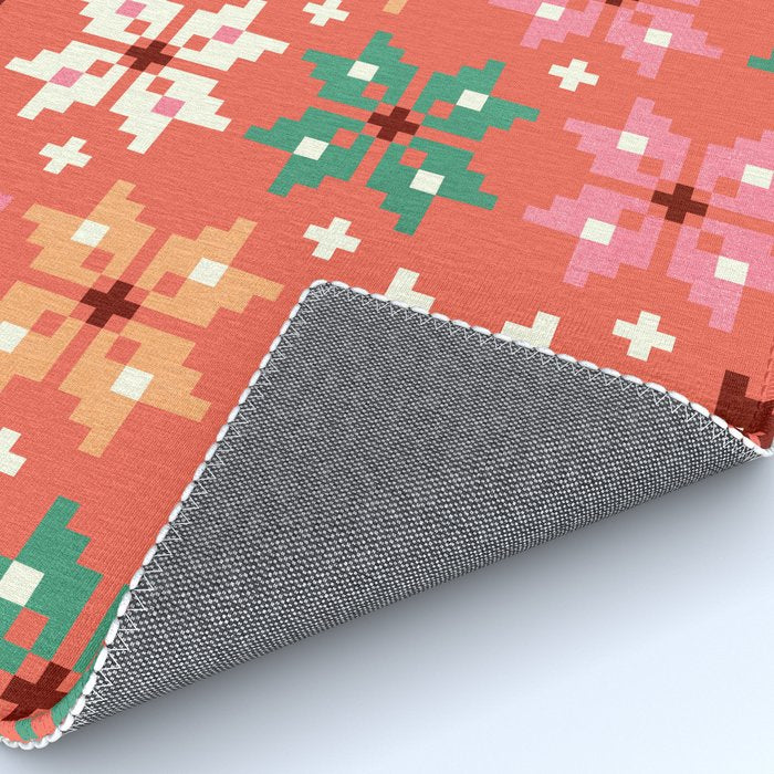 Winter Quilt Pattern no2 Rug Gallery Image 4