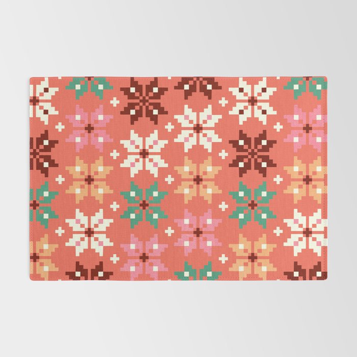Winter Quilt Pattern no2 Rug Gallery Image 2