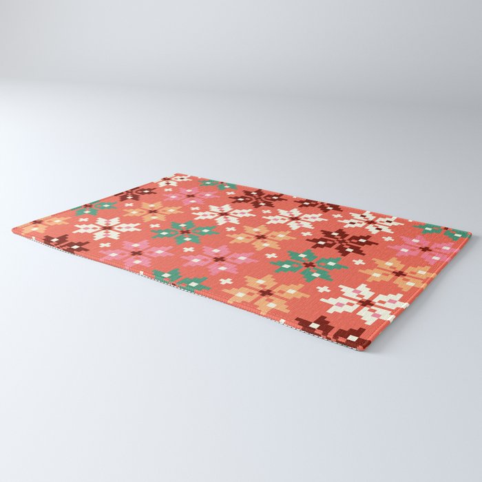 Winter Quilt Pattern no2 Rug Gallery Image 3