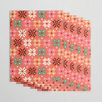 Winter Quilt Pattern no2 Wrapping Paper Gallery Image 3