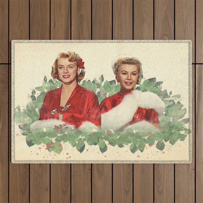 Sisters - A Merry White Christmas Outdoor Rug Gallery Image 1