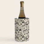 Baja - black and teal Wine Chiller Gallery Image 2