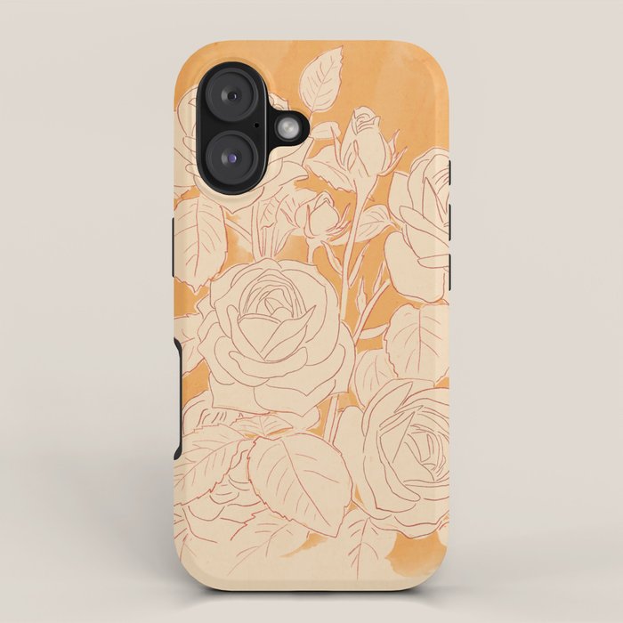 White Roses 2 iPhone Case Gallery Image 1