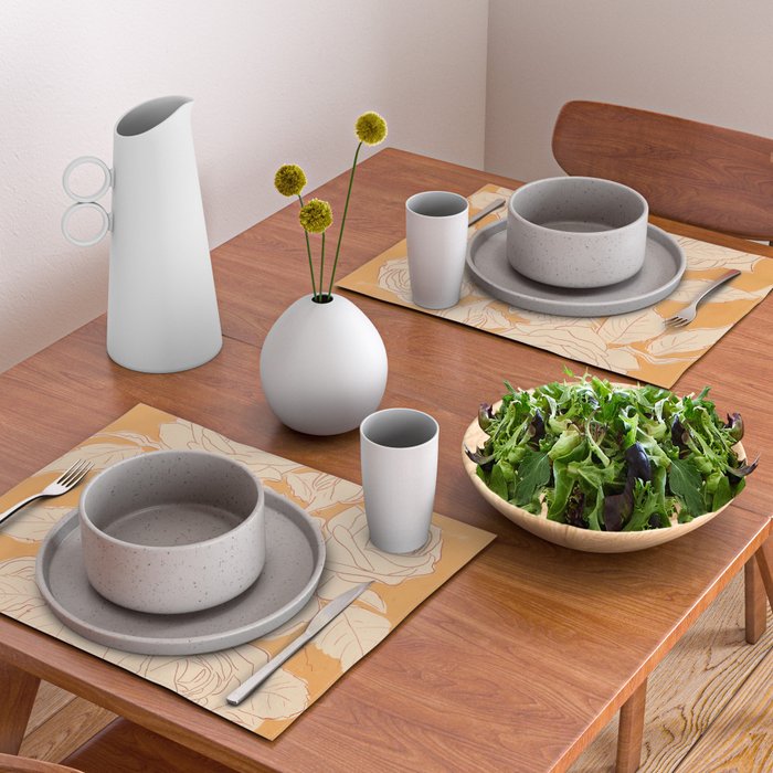 White Roses 2 Placemat Gallery Image 2