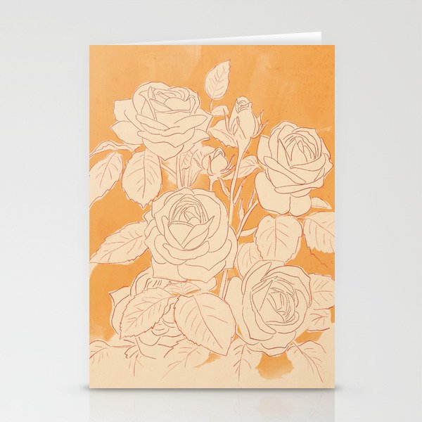 White Roses 2 Stationery Card Gallery Image 1