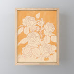 White Roses 2 Mini Art Print Gallery Image 1