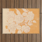 White Roses 2 Outdoor Rug Gallery Image 1
