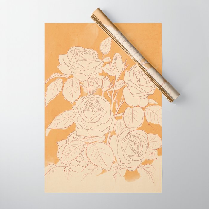 White Roses 2 Wrapping Paper Gallery Image 1