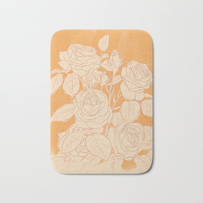 White Roses 2 Bath Mat Gallery Image 1