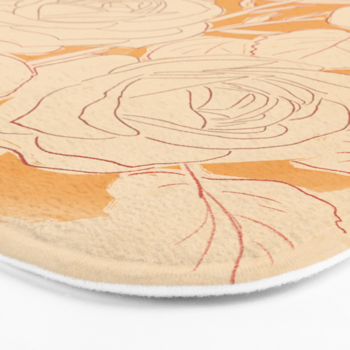 White Roses 2 Bath Mat Gallery Image 3