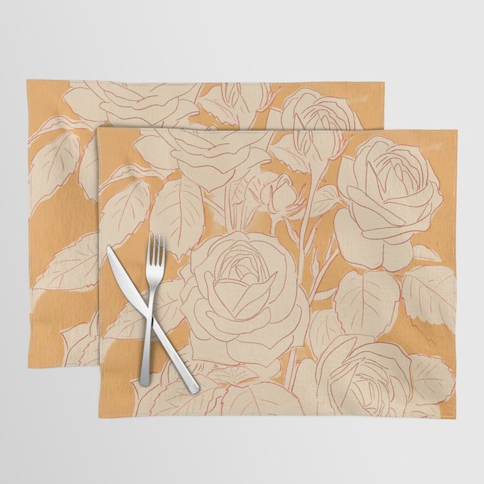 White Roses 2 Placemat Gallery Image 1