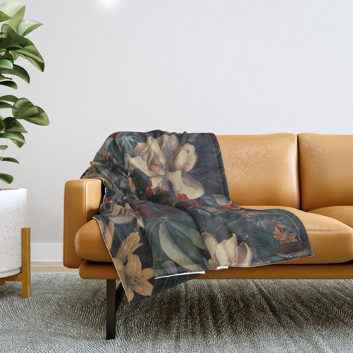 Dangers in the Forest XVI Throw Blanket Gallery Image 1