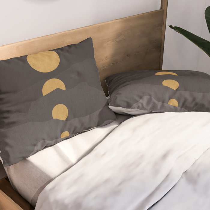 Rise of the golden moon Pillow Sham Gallery Image 2