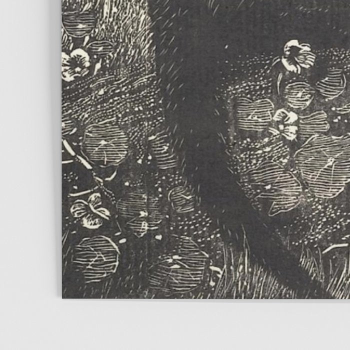 The witch - Lionel Lindsay - Wood Engraving Print Black Cat Gothic Poster Gallery Image 3