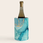 Abstract Turquoise Art Print By LandSartprints Wine Chiller Gallery Image 1