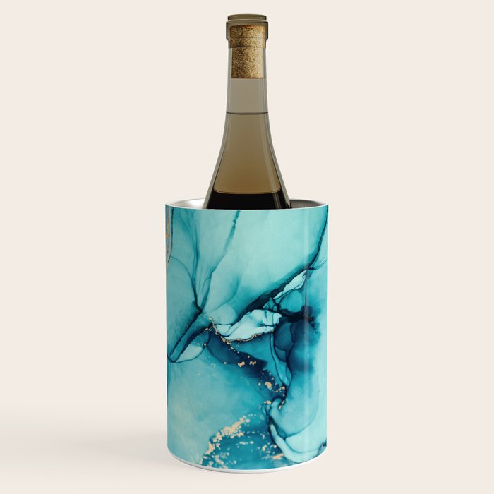Abstract Turquoise Art Print By LandSartprints Wine Chiller Gallery Image 3