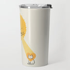 Love keeps the heart warm Travel Mug Gallery Image 2