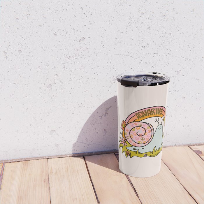 Aquarius Snail Travel Mug Gallery Image 4