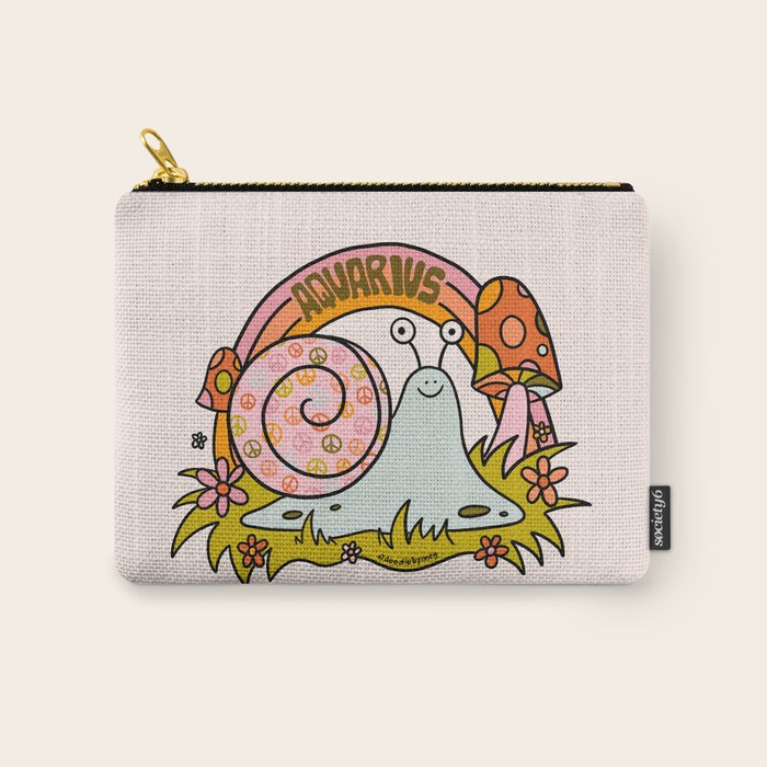 Aquarius Snail Carry All Pouch Gallery Image 1