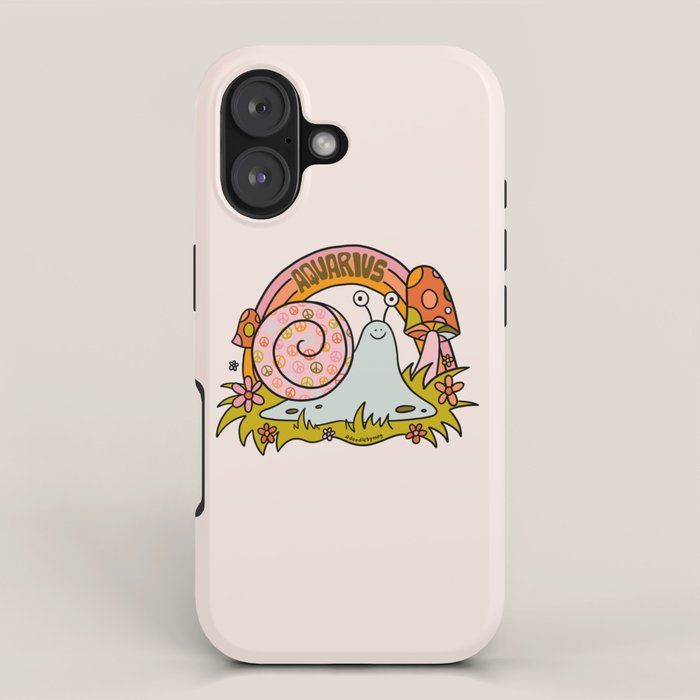 Aquarius Snail iPhone Case Gallery Image 1