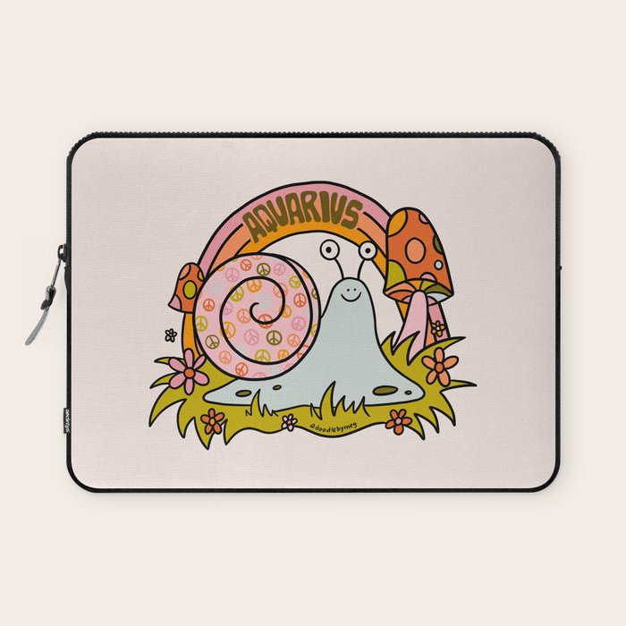 Aquarius Snail Laptop Sleeve Gallery Image 1