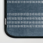 farmhouse stitch - navy blue Laptop Sleeve Gallery Image 3