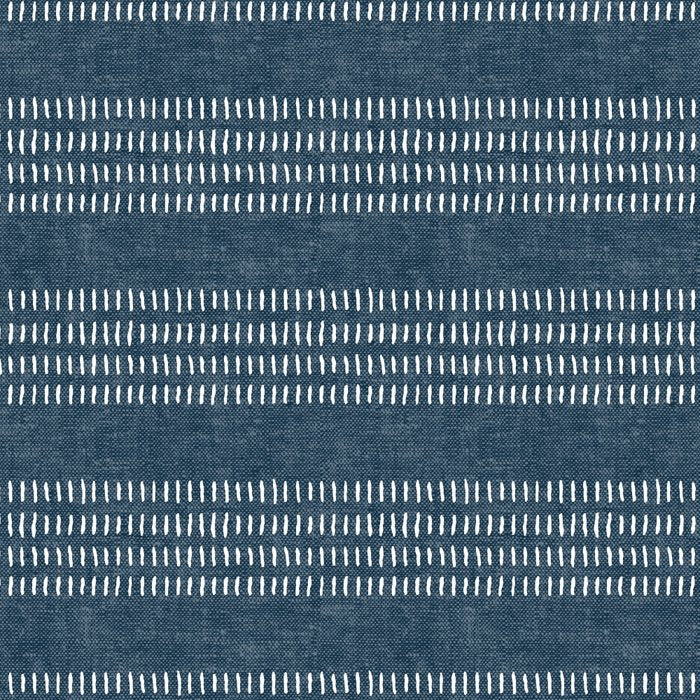 farmhouse stitch - navy blue Coffee Mug Gallery Image 2