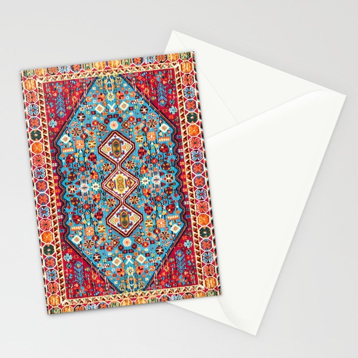 Colorful Kaleidoscope: Vintage Bohemian Moroccan Art Stationery Card Gallery Image 2