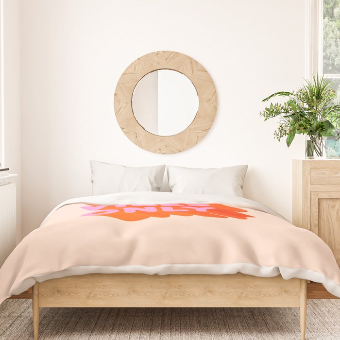 Good Vibes Only - Neon Colors Duvet Cover Gallery Image 3
