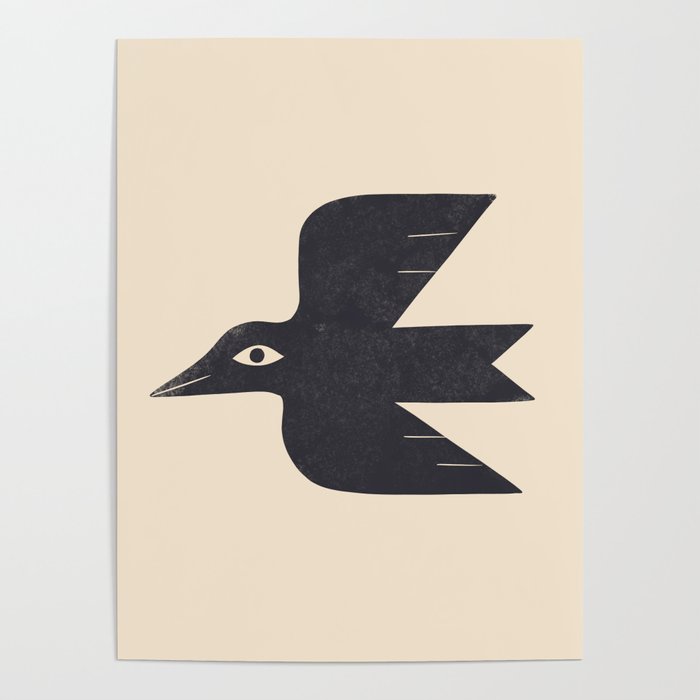 Minimal Blackbird No. 1 Poster Gallery Image 4
