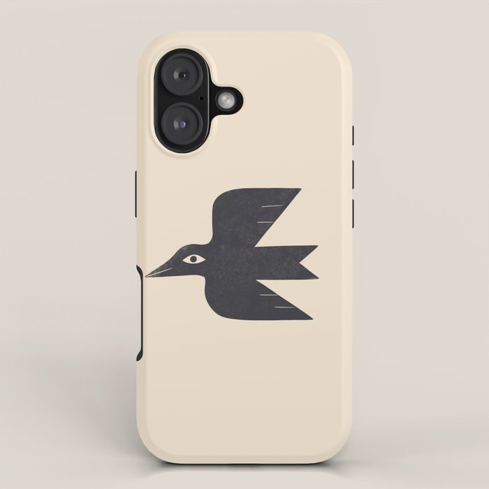 Minimal Blackbird No. 1 iPhone Case Gallery Image 1