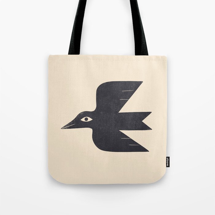 Minimal Blackbird No. 1 Tote Bag Gallery Image 1