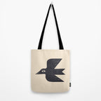 Minimal Blackbird No. 1 Tote Bag Gallery Image 2