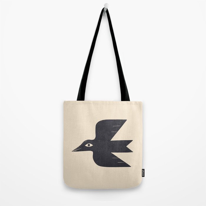 Minimal Blackbird No. 1 Tote Bag Gallery Image 2