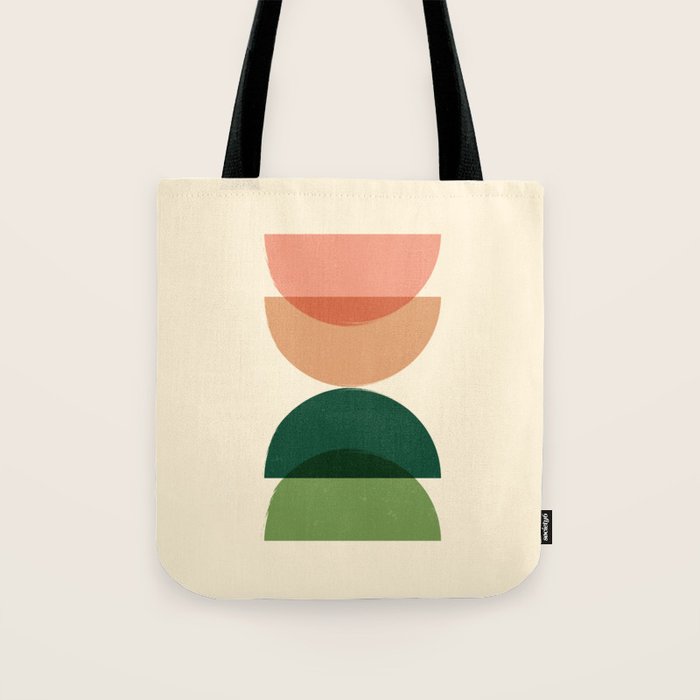Sun Earth Balance Midcentury Tote Bag Gallery Image 1