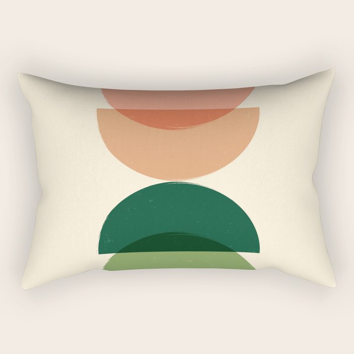 Sun Earth Balance Midcentury Rectangular Pillow Gallery Image 2